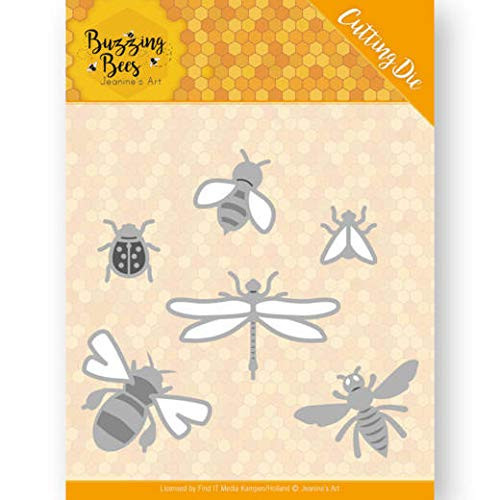 Find It Trading Jeanine's Art Buzzing Bees- Set of Bugs Cutting Die Set JAD10076