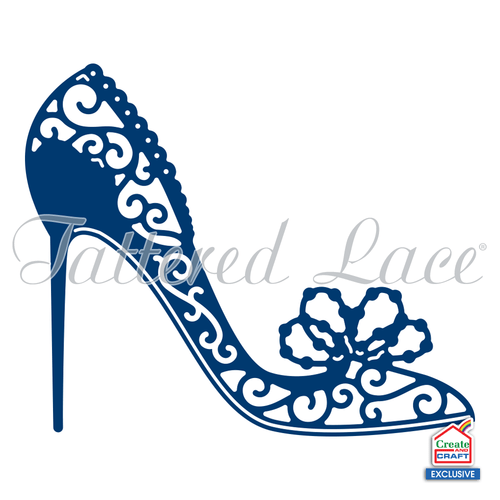 Tattered Lace Pearl Heel Die Set D1216