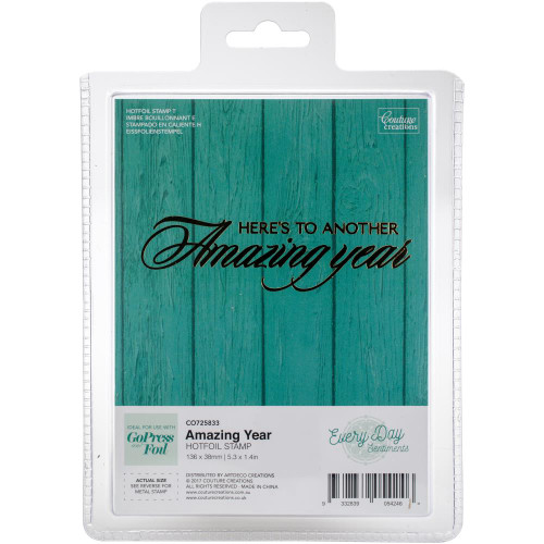 Couture Creations Every Day Sentiments Hotfoil Stamp