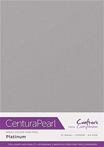 Crafter's Companion Centural Pearl A4 10 pc-Platinum