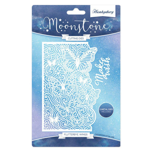 Hunkydory Lilac Moments - Moonstone Die - Flutterbye Wings MSTONE103