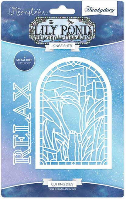 Hunkydory Moonstone Cutting Dies- Lily Pond Kingfisher MSTONE099