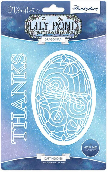 Hunkydory Moonstone Cutting Dies- Lily Pond Dragonfly MSTONE098