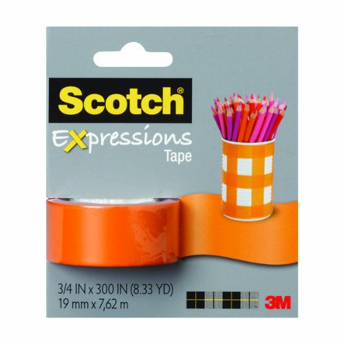 Scotch Expressions Removable Tape - Orange (OP647)
