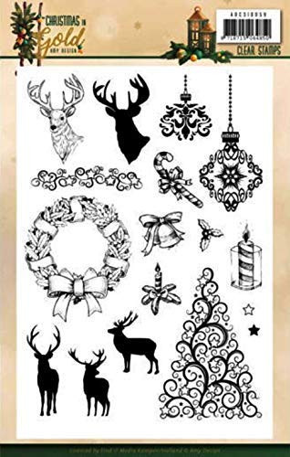 Amy Design - Christmas in Gold - Clear Stamps Images 14.8 x 21 cm ADCS10059