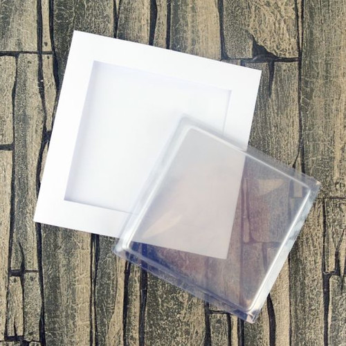 Hunkydory Dimensional Card Kit 6x6 with Square Aperture and Clear Card Front