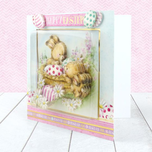 Hunkydory Dimensional Card Kit 6x6 with Square Aperture and Clear Card Front