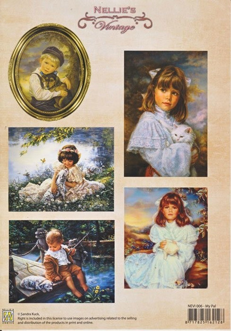 Nellie's Vintage Prints-Vintage- My Pal NEVI006