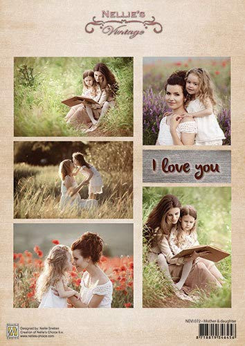 Nellie's Vintage Prints- Mother & Daughter NEVI072