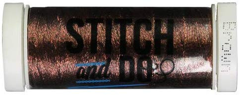 Stitch and Do Embroidery Thread 200 m Roll- Brown SDHDM0G