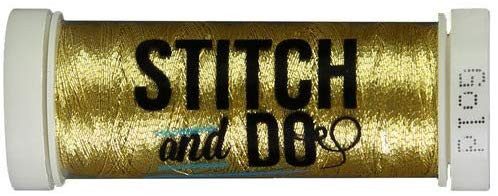 Stitch and Do Embroidery Thread 200 m Roll- Gold SDHDM07