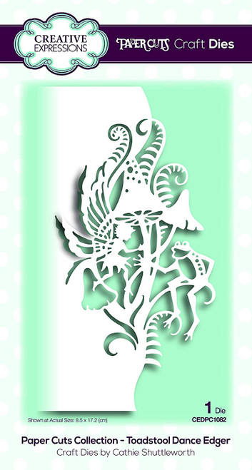 Creative Expressions Paper Cuts Collection Toadstool Dance Edger Die