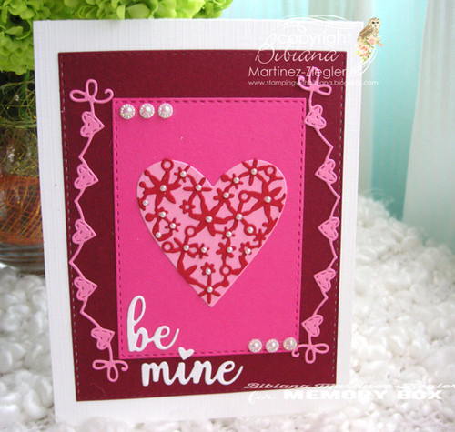 Memory Box Heart Bunting Cutting Die Set 99935