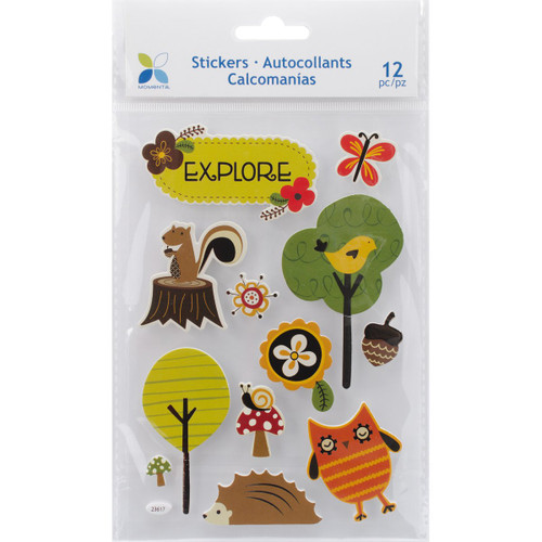 Momenta Foam Stickers- Woodland Winter