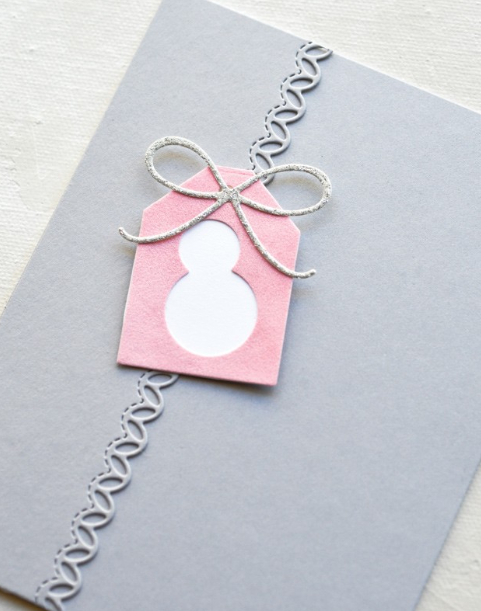 Poppystamp Snowman Taglet Die 1851