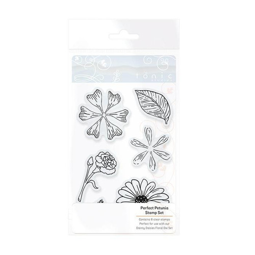Tonic Studios - Essentials - Perfect Petunia Stamp Set - 2436E
