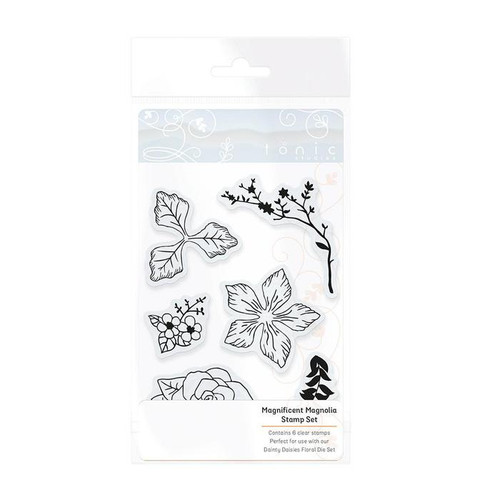 Tonic Studios - Stamps - Magnificent Magnolia Stamp Set - 2437E