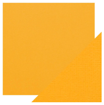 Craft Perfect Classsic Card Weave Texture - Mustard Yellow