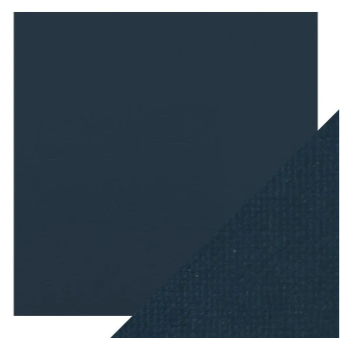 Craft Perfect Classsic Card Weave Texture - Navy Blue