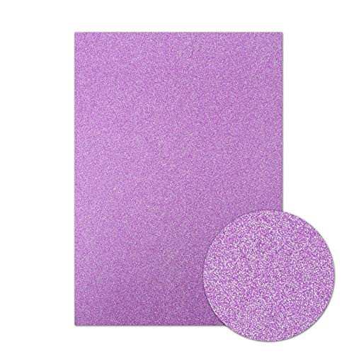 Hunkydory- Diamond Sparkles 10 A4 Sheets Shimmer Card- Purple Lavender- SFC003