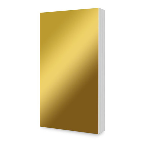 Hunkydory Mirri Card Gold Matts 120 Mirri Sheets in Gold DL (8X4) Mirror Board MCDM125