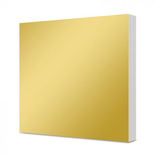 Hunkydory Mirri Card Gold Crafts 7x7 Mirri Gold - 75 PC