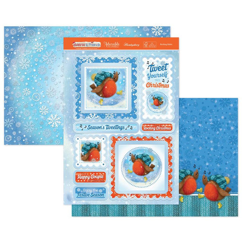 Hunkydory Crafts Christmas 2020 Santa & Friends - Rockin Robin