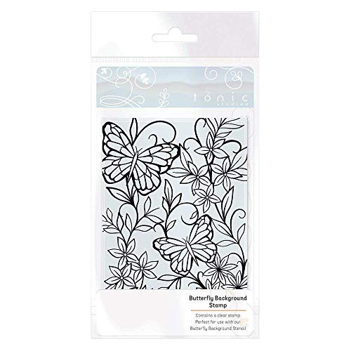 Tonic Studios- Butterfly Background Stamp- 2704e