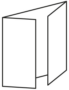 Craft Style Products- 8"x8" Gate Fold Card Blanks & Envelopes- white 10 pack