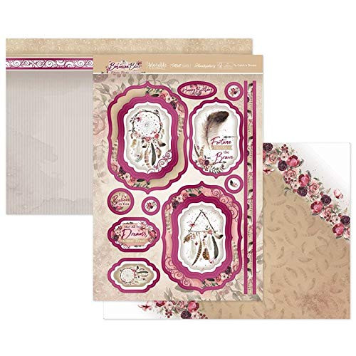 Hunkydory Crafts- Bohemian Bliss- to Catch a Dream Topper Collection- BLISS904