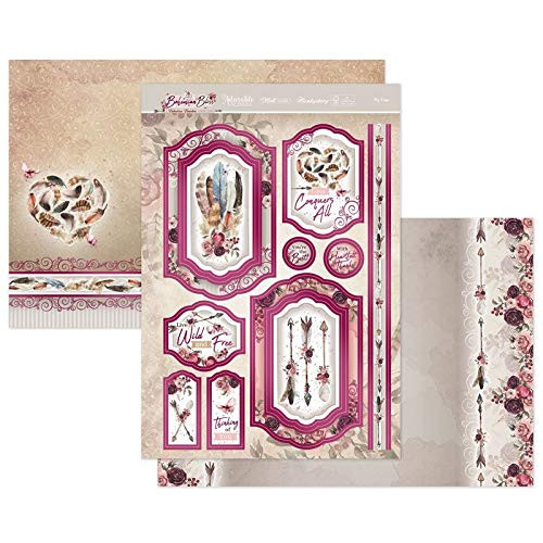 Hunkydory Crafts- Bohemian Bliss- Fly Free Luxury Topper Set- BLISS902