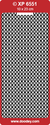 BRIGHT Frames Chain Fine Assorted Prismatic Holographic- Blue Gold Green Silver Red Stickers Set Peel