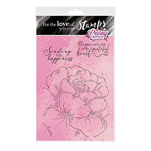 Hunkydory Crafts Peony Promise A6 Stamp Set