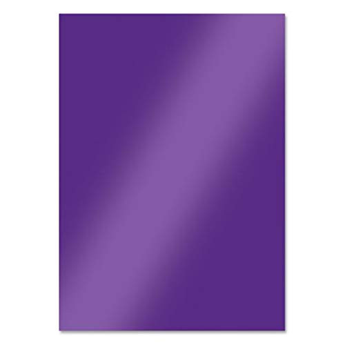 Hunkydory Crafts Mirri Essentials - Choc-Box Purple 220gsm Mirror Card MCD508