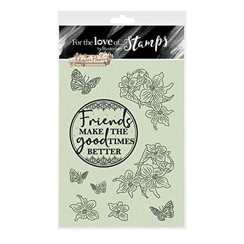 Hunkydory Crafts Filigree Flowers - for The Love of Stamps - Filigree Flowers - Violet
