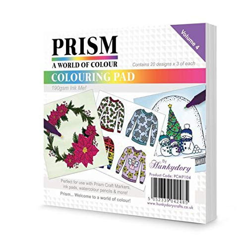 Hunkydory Prism A World of Color Coloring Pad- Volume 4