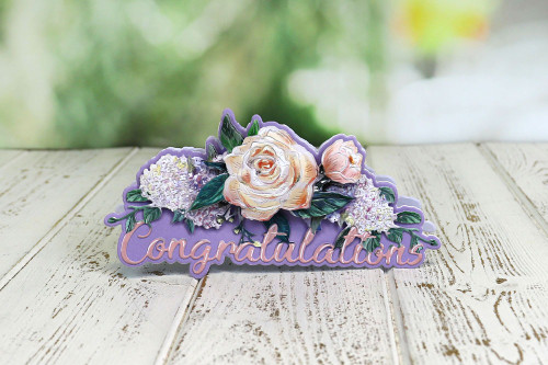 Tattered Lace Grown Together Congratulations Die Set 570820