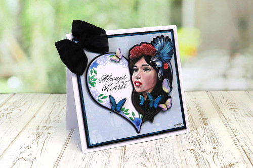 Tattered Lace ~ Floral Frame Heart (569083)