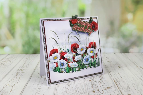 Tattered Lace Botanical Poppy & Daisy Border Dies - 569061