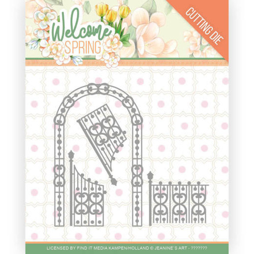 Find It Trading Jeanine's Art – Welcome Spring - Arch & Fence Cutting Dies