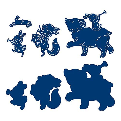 Tattered Lace Pinewood Party - Animal Parade Cutting Die Set 565816