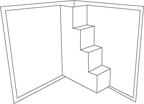 Craft Style Specialty Card Blank 8x8 Four Stepper  Set - 5 Pack