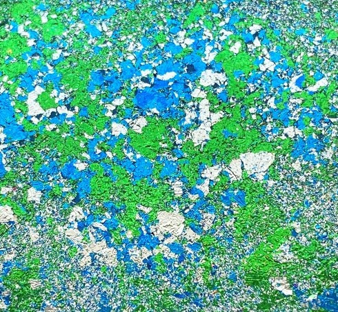 Cosmic Shimmer Aurora Flakes 50ml - Icy Lagoon