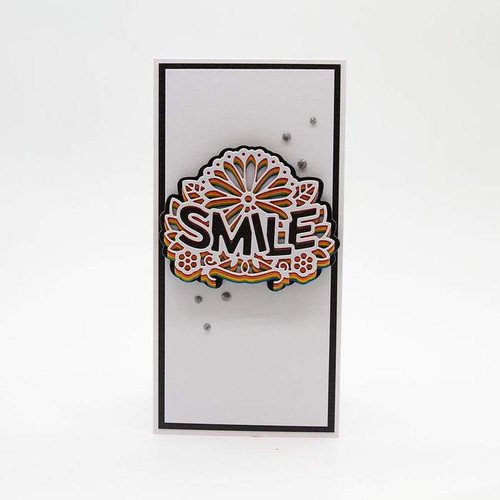 Tonic Studios- Simply Smile Sentiment Die Set 3592e