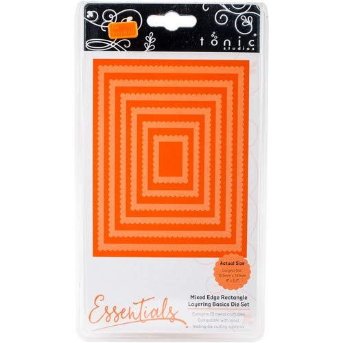 TONIC STUDIOS 1457e Layering Basics-Mixed Edge Rectangle