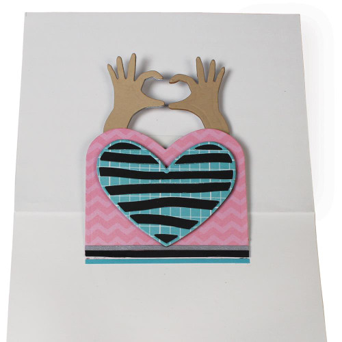 I-Crafter Dies- Heart Hands Wiper Insert