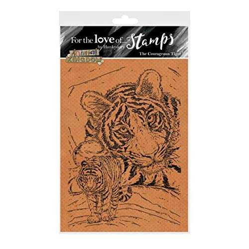 for The Love of Stamps - Hunkydory - Animal Kingdom - The Courageous Tiger - A6 Stamp