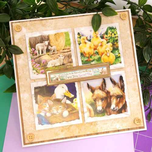 Hunkydory Moonstone Dies- Torn Edge Nesting Dies- Squares MSTONE321