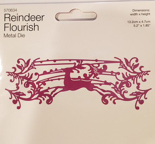 Create and Craft- Raindeer Flourish Metal Die