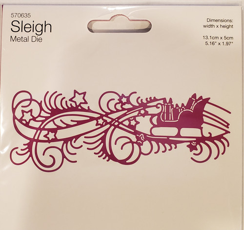 Create and Craft- Sleigh Flourish Metal Die